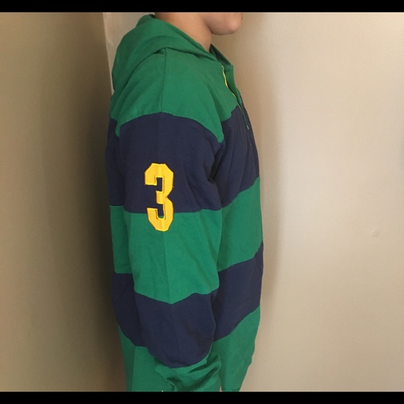 Polo Hoodie Sweater - Picture 3 of 3